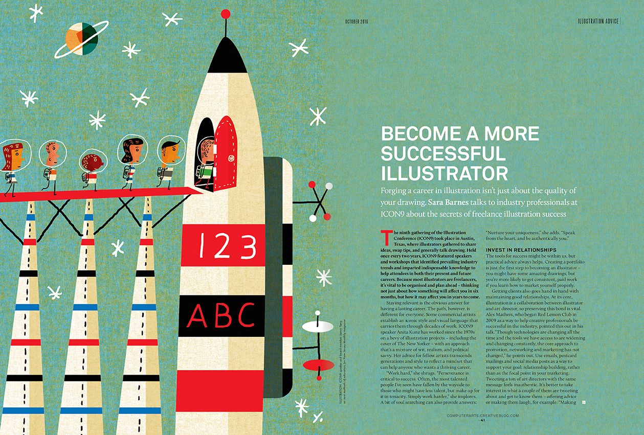 Discover the secrets of freelance illustration success