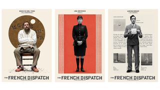The French Dispatch posters