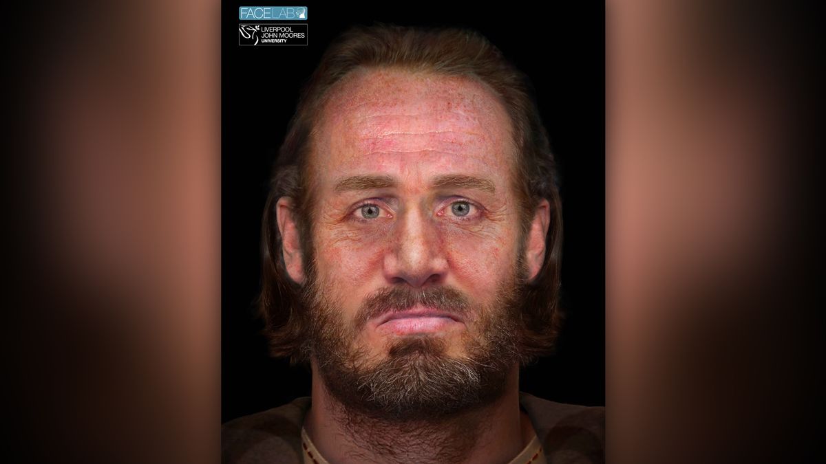 The face of a man who was part of a &quot;six-headed&quot; burial in the Scottish Highlands in the 15th century has been reconstructed by experts as part of the Tarbat Medieval Burials project. 