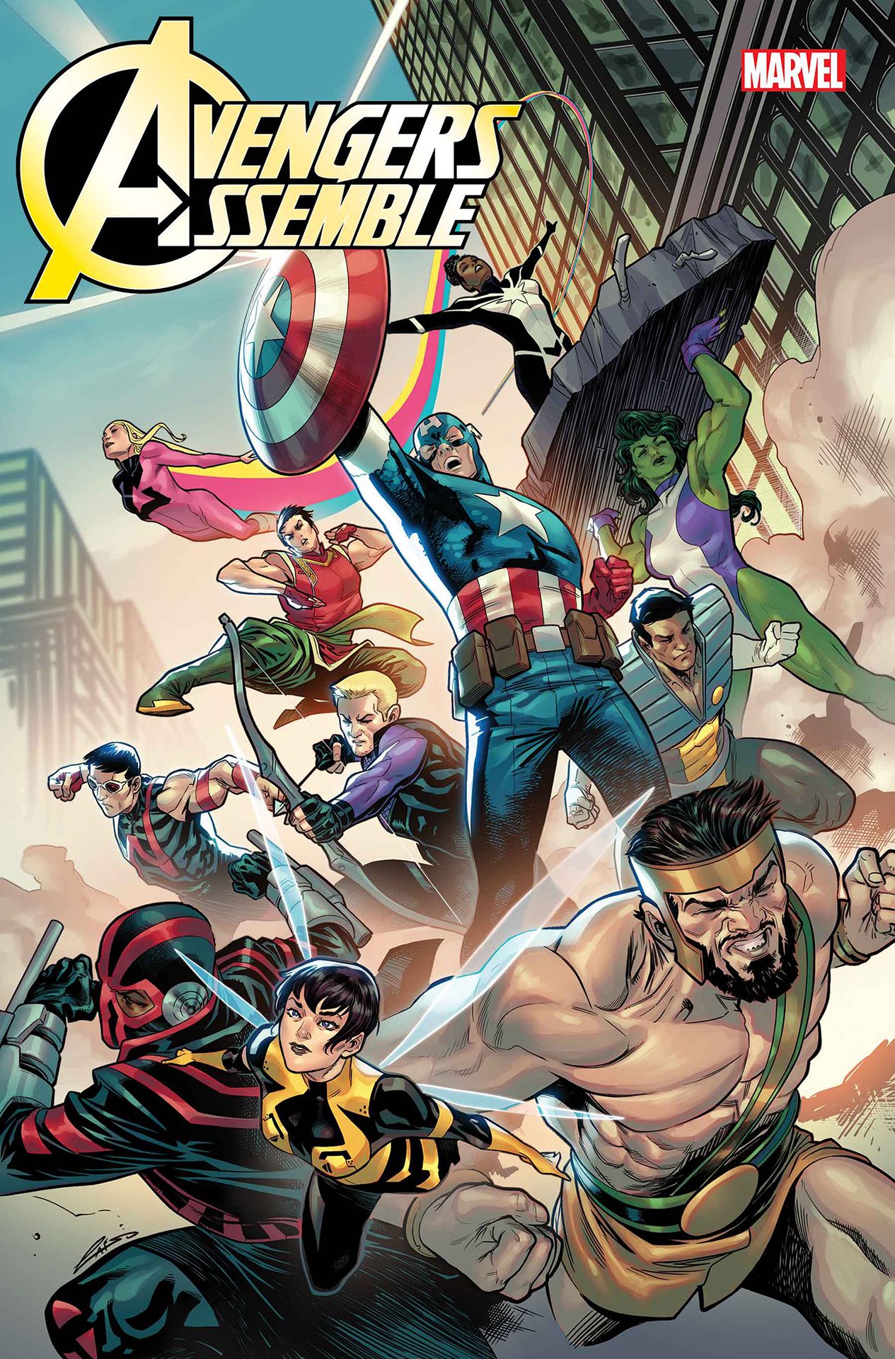 Avengers Assemble #1 cover by Emilio Laiso