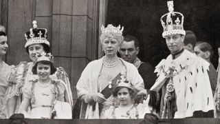 Members of the Royal Family at the Coronation of King George VI