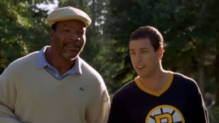 Happy and Chubbs on the golf course in happy Gilmore