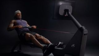 Peloton Row rowing machine screengrab from Peloton sizzle reel