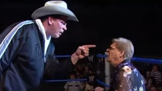 JBL yelling at Eddie Guerrero's mom