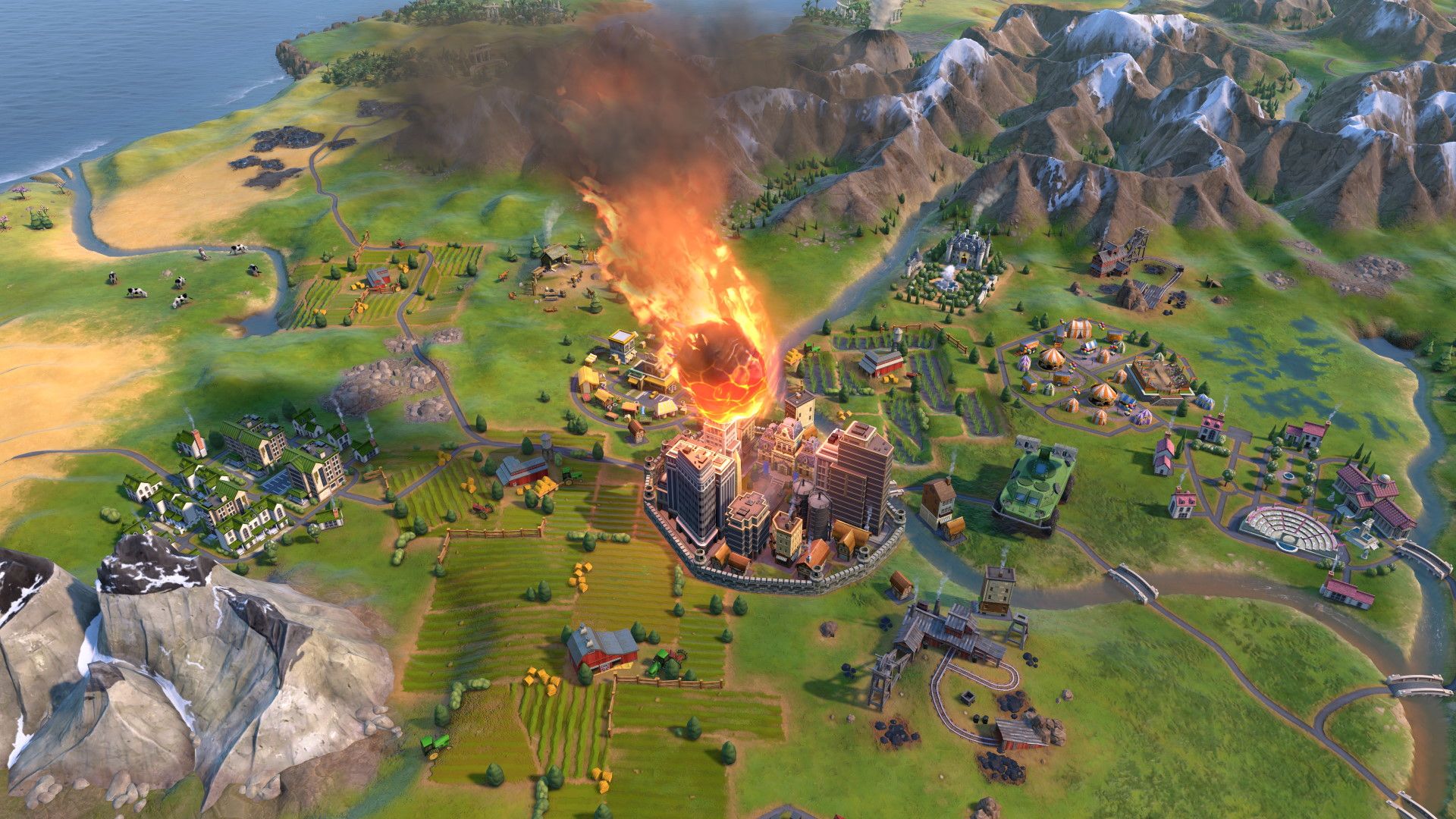 Meteor strike
