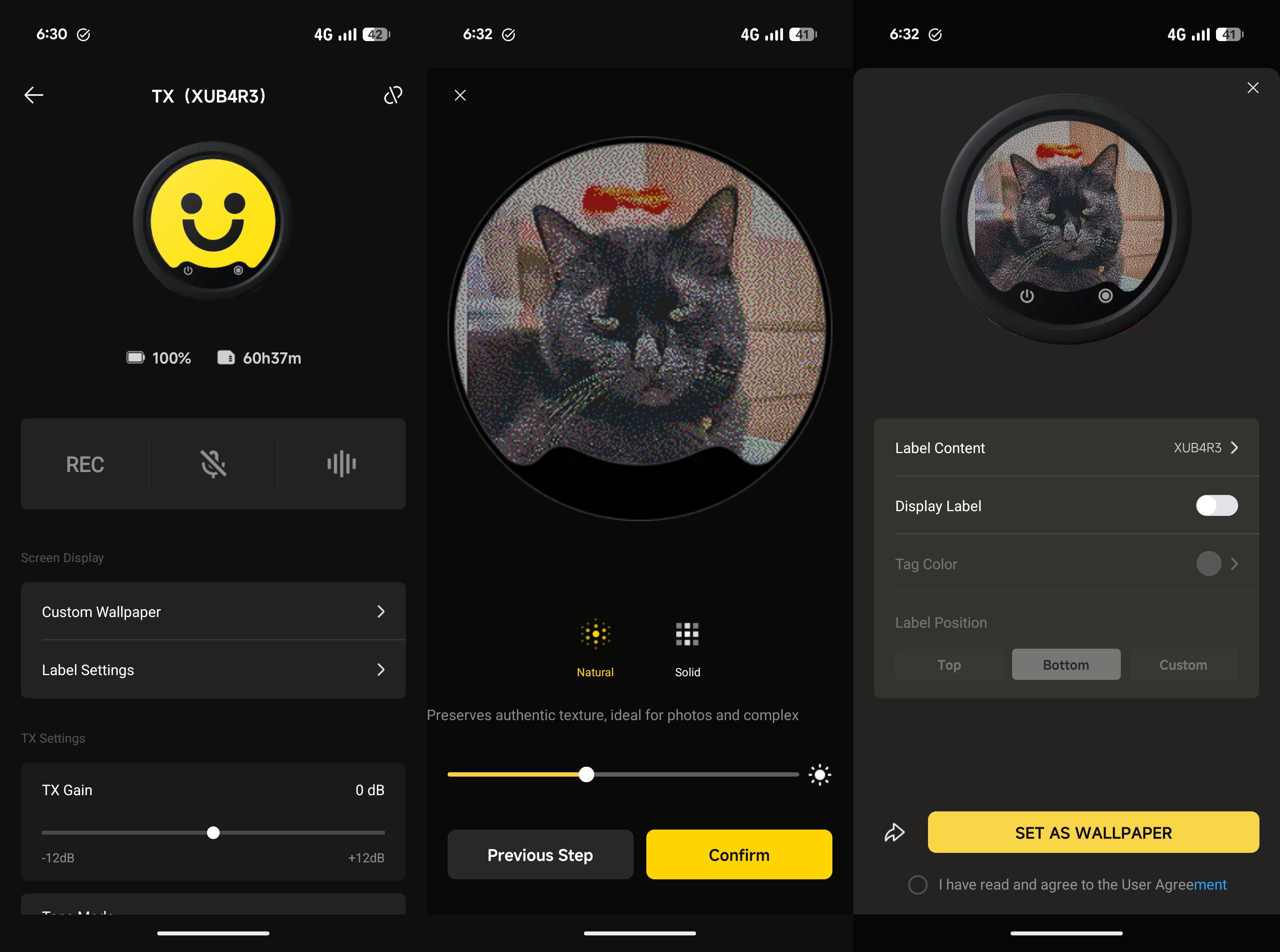 Insta360 Mic Pro app screenshots
