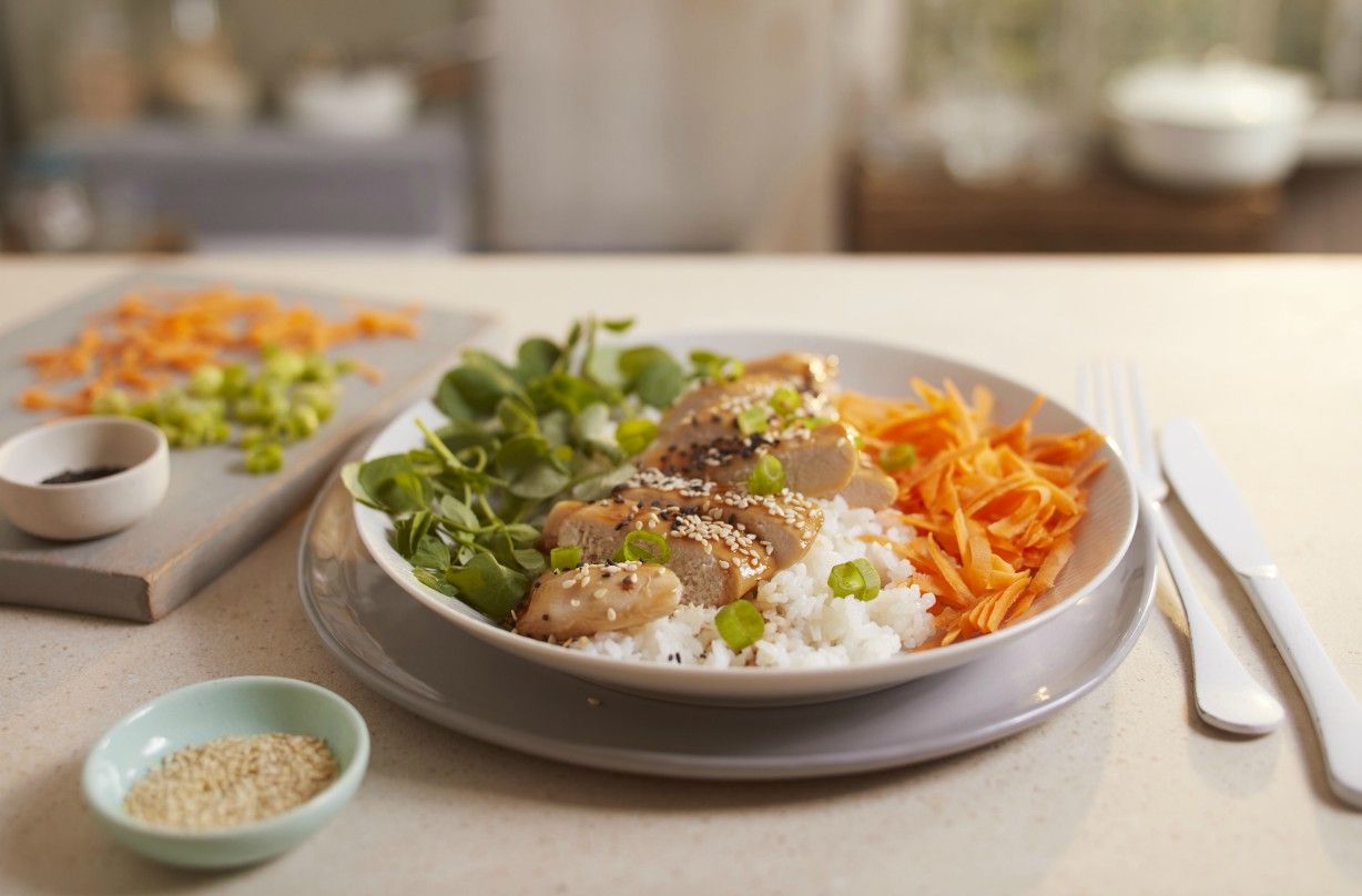 Gousto&#039;s Wagamama pork tonkatsu with sticky rice