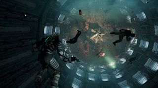 Dead Space remake- Isaac in zero-G with Leviathan