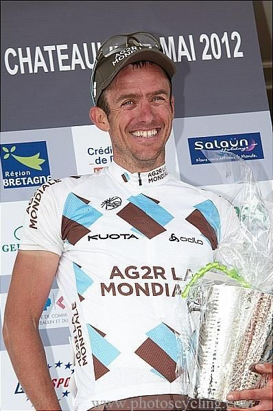 Sebastian Hinault after winning Boucles de l'Aulne