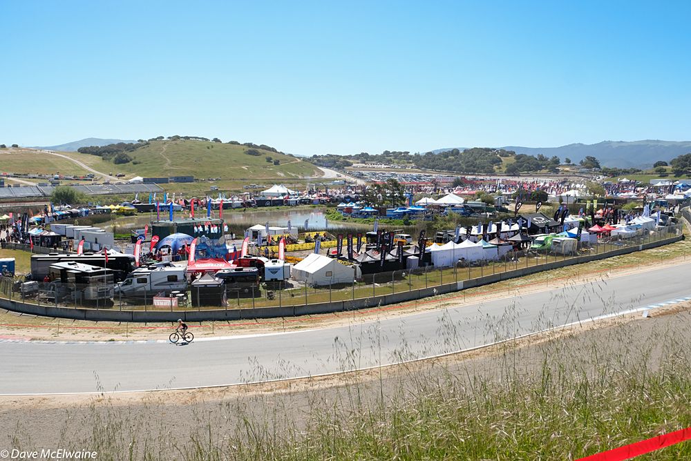 The infield at Laguna Seca Raceway