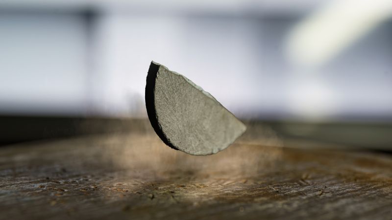 LK-99 room-temperature levitating superconductor.