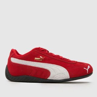 Puma Red Speedcat Junior Trainers