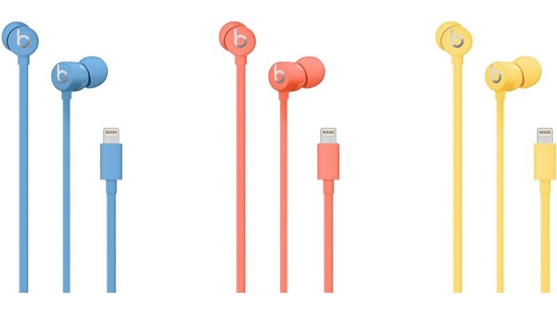 Наушники Beats urBeats 3 с разъемами Lightning рекомендуются, если вы слушаете с помощью iPhone или iPad