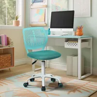 Homy Casa Carnation Fabric Adjustable Height Ergonomic Office Chair