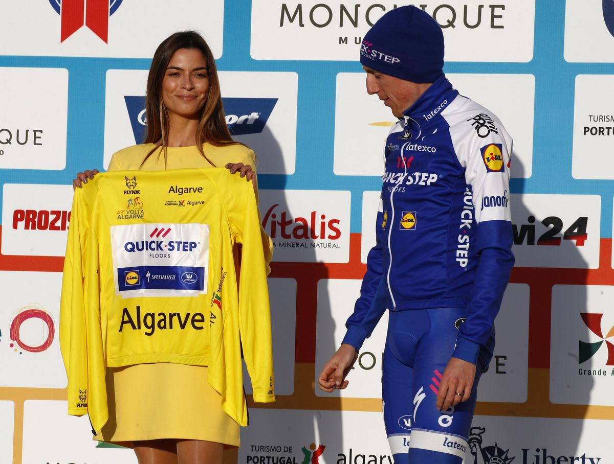 Dan Martin (Quick-Step Floors) on the podium in Portugal