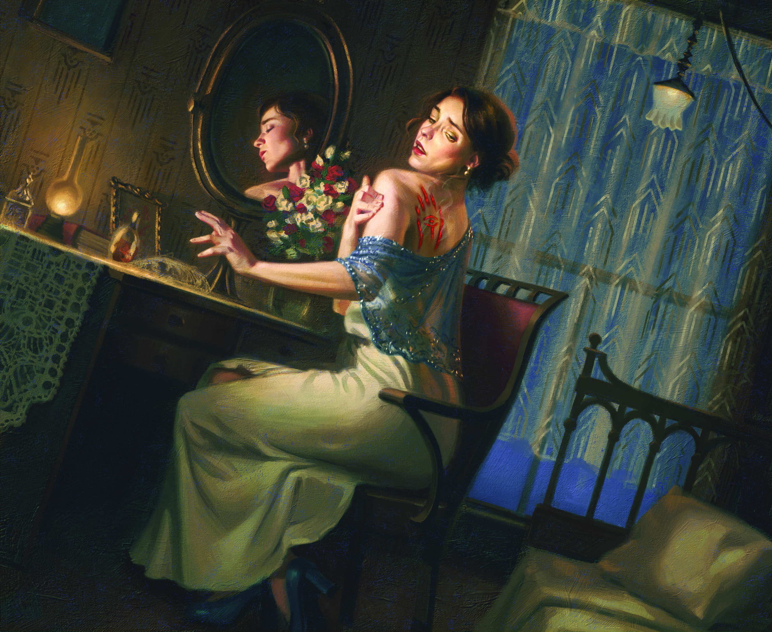 Digital art with a painterly look