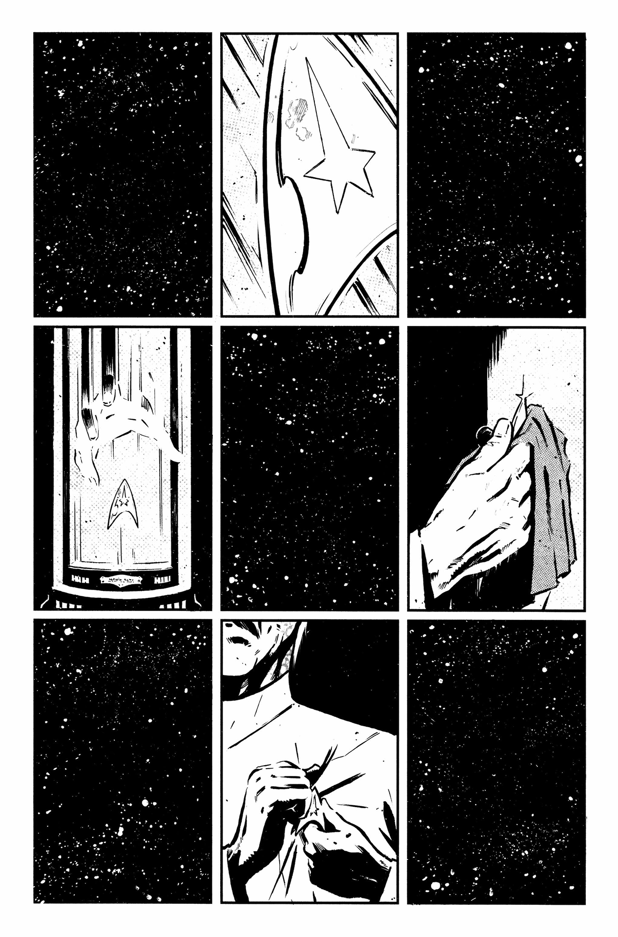 Star Trek: The Last Starship #1 interior art by  Adrián Bonilla