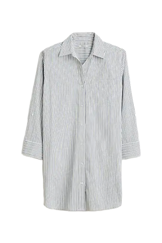 Madewell Y-Neck Relaxed Shirtdress 