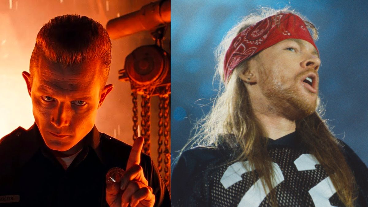 Robert Patrick and Axl Rose