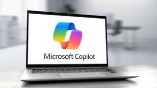 Microsoft Copilot on a laptop.