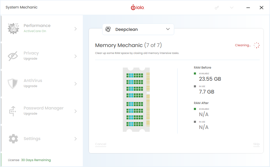 Ioio System mechanic during our review