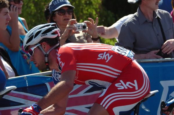 Mark Cavendish in Geelong in 2010