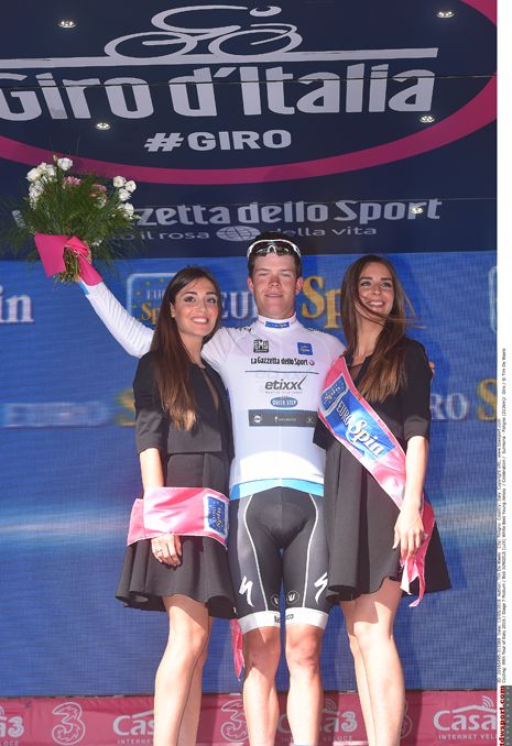 Bob Jungels remains in the white jersey for best young rider