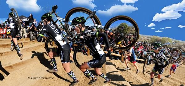 Rising star Nicole Duke (Cannondale) sequence at Valmont Bike Park in Boulder, Colorado