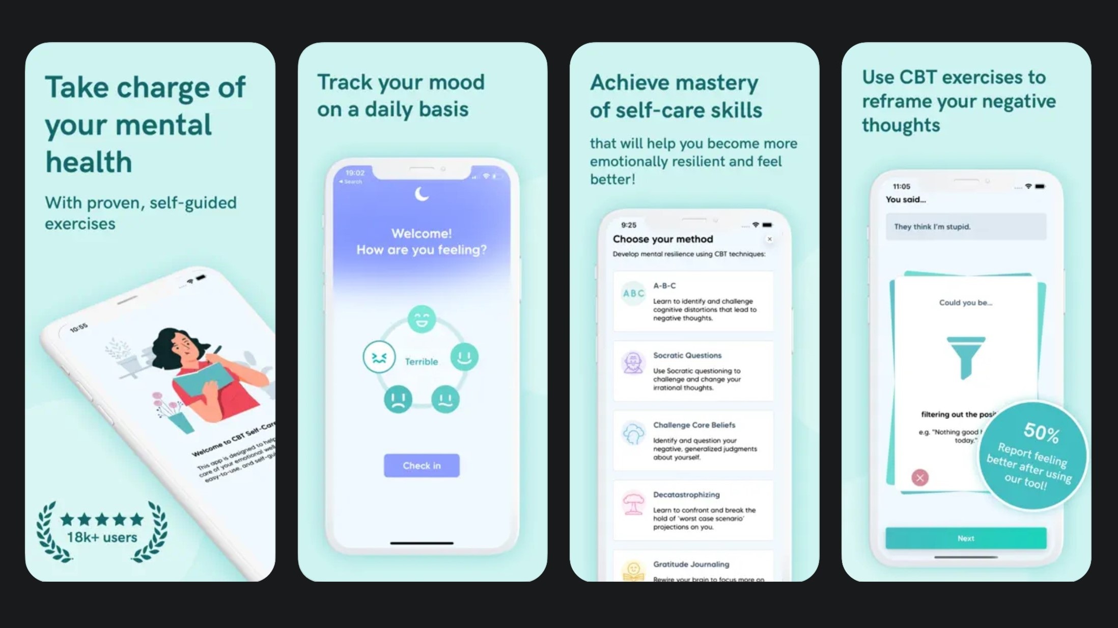 CBT Self-Care Journal iOS