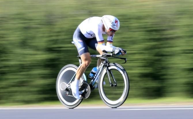 Tony Martin (Germany) on his way to winning the world championship time trial