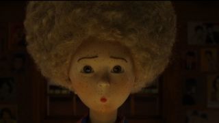 Greta Gerwig's character in Isle of Dogs.