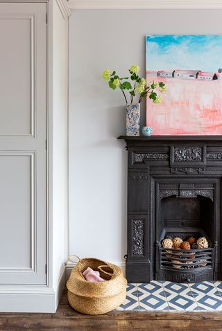 How to restore cast iron fireplace