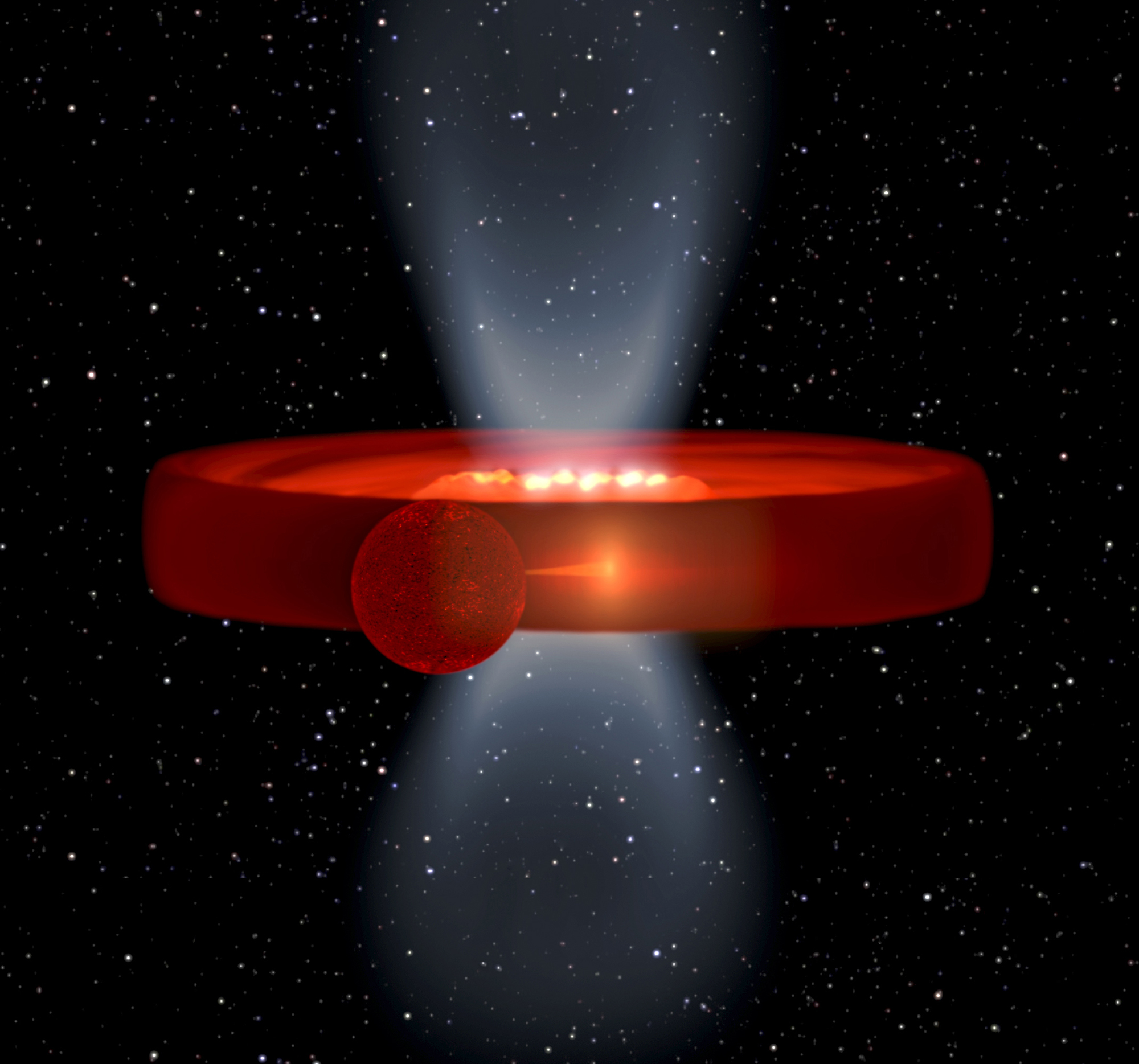 Black hole binary system Swift J1357.2-0933 has an odd mystery structure.