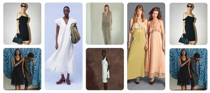 summer dress trends 2026 at Khaite, Chloé, Ceilie Bahnsen, and Ganni
