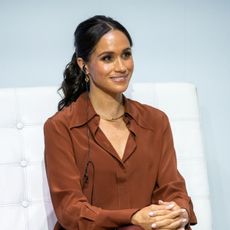The Duchess of Sussex during her visit to Columbia