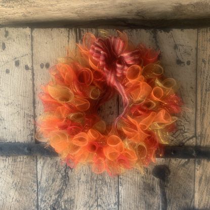 Mesh wreath