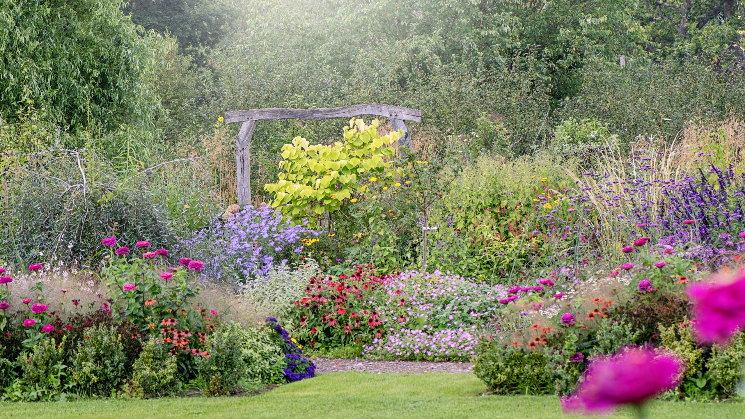 Colorful layered border