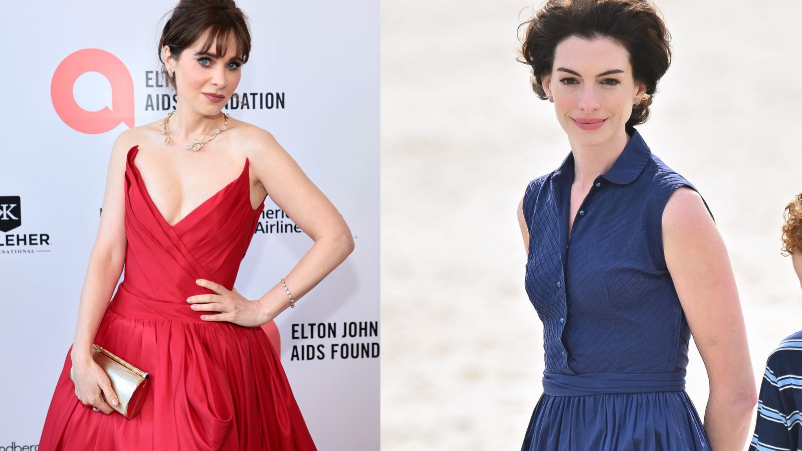 what color suits me: Zooey Deschanel & Anne Hathaway