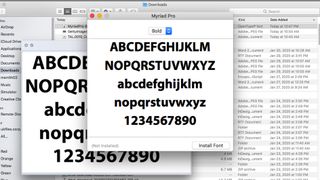 How to download fonts in Photoshop: Install fonts