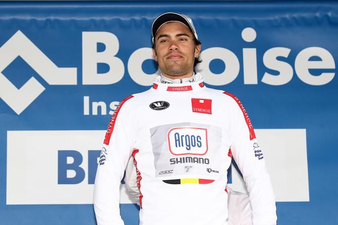 Tom Dumoulin (Argos-Shimano) was second on the stage and is best young rider