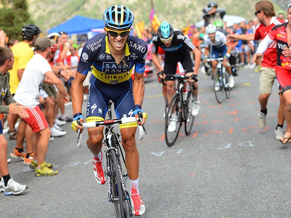 Contador attacks Chris Froome on stage 8