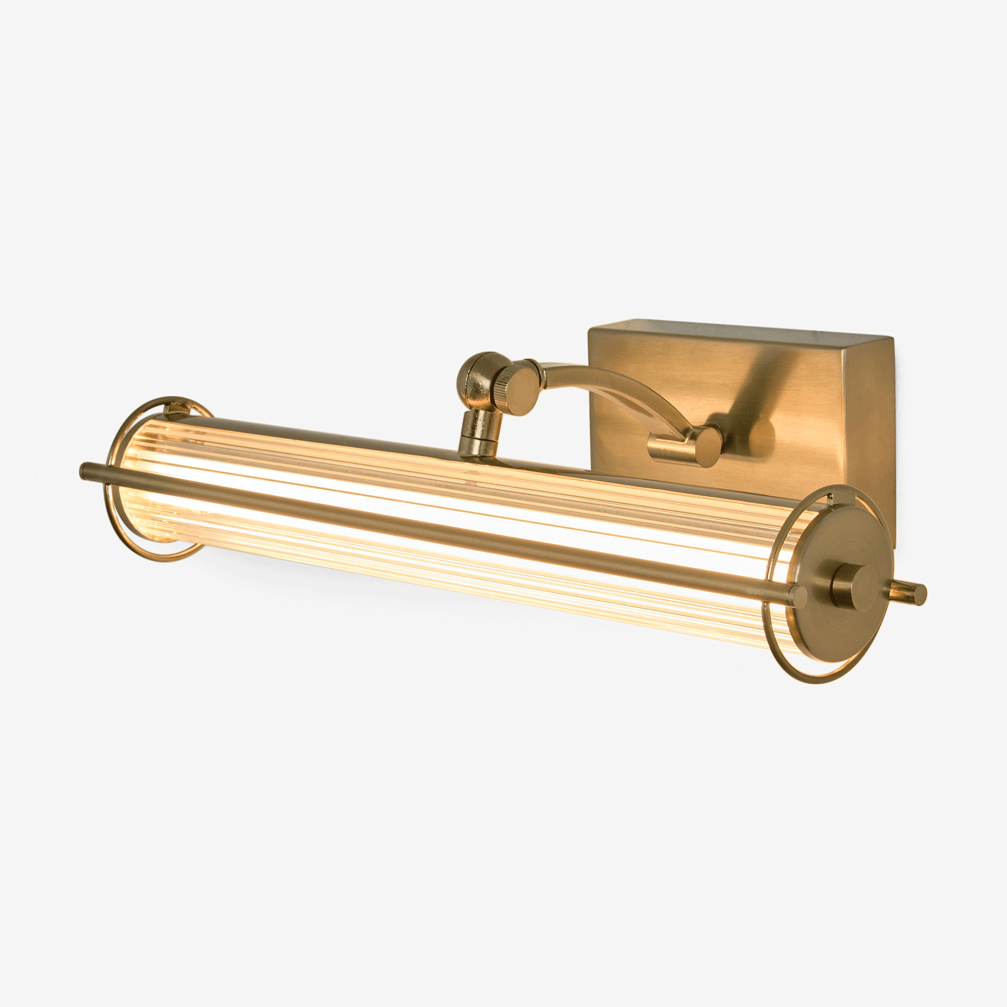Next, Brass Hertford Rechargeable Picture Wall Light