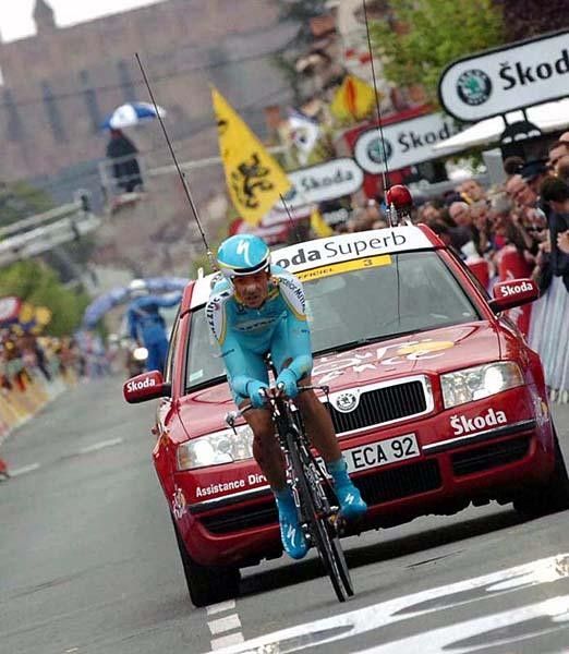 Andreas Kl&ouml;den (Astana) had a good time, but was slower than Evans.