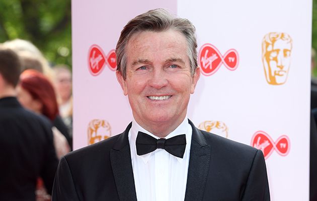 Bradley Walsh at the Baftas, wearing a tux and bowtie