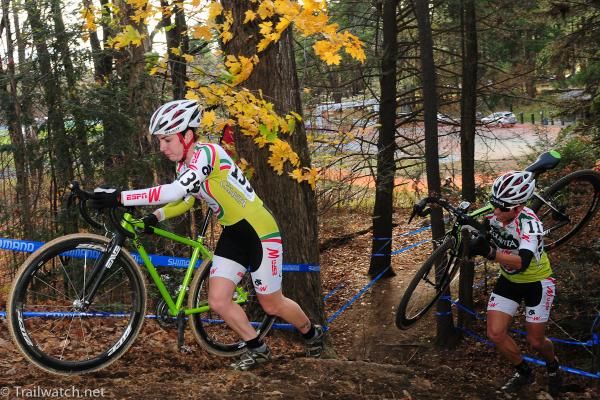 Colavita teammates on one of the run-ups