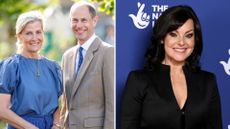 A comp image with Duchess Sophie and Prince Edward (L) taken at the Royal Windsor Flower Show, June 2026, and Ruthie Henshall (R) at the National Lottery's Big Night of Musicals 2025 