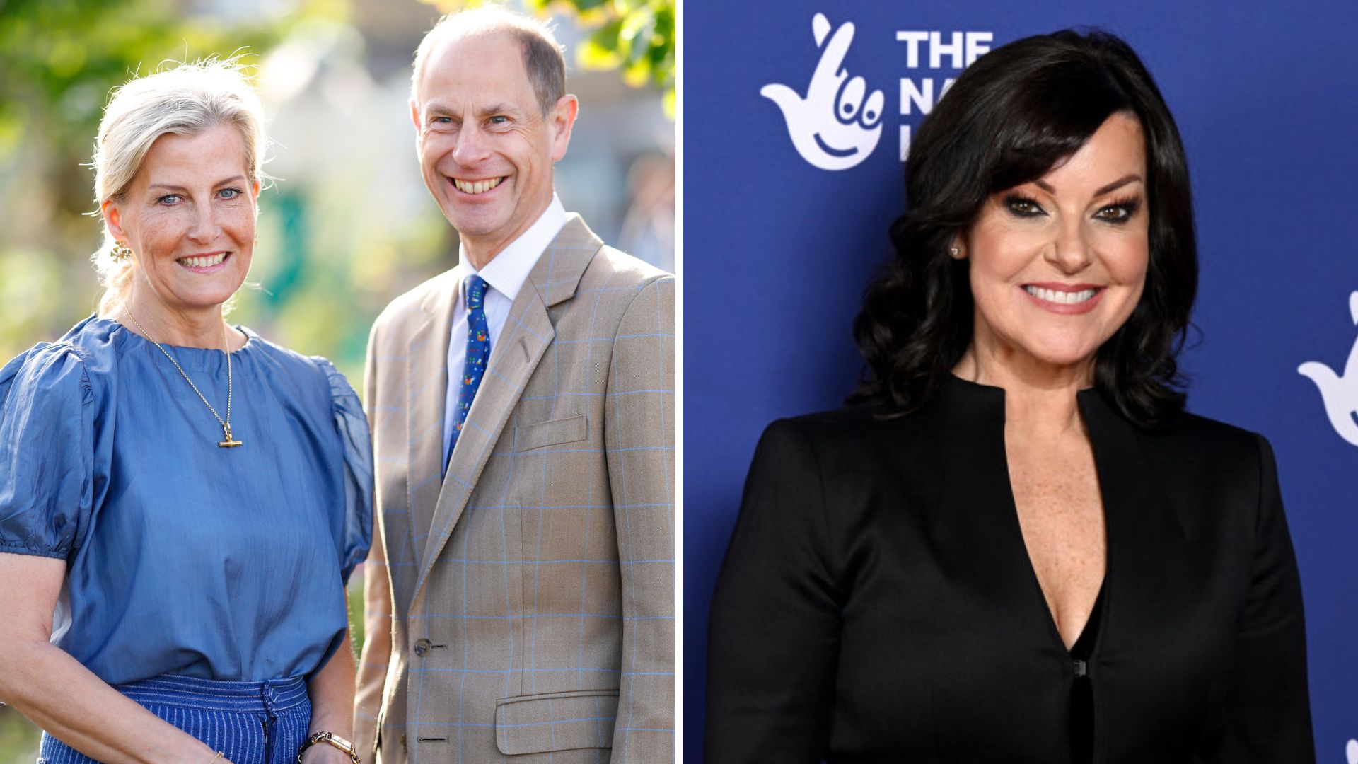 A comp image with Duchess Sophie and Prince Edward (L) taken at the Royal Windsor Flower Show, June 2026, and Ruthie Henshall (R) at the National Lottery's Big Night of Musicals 2025 