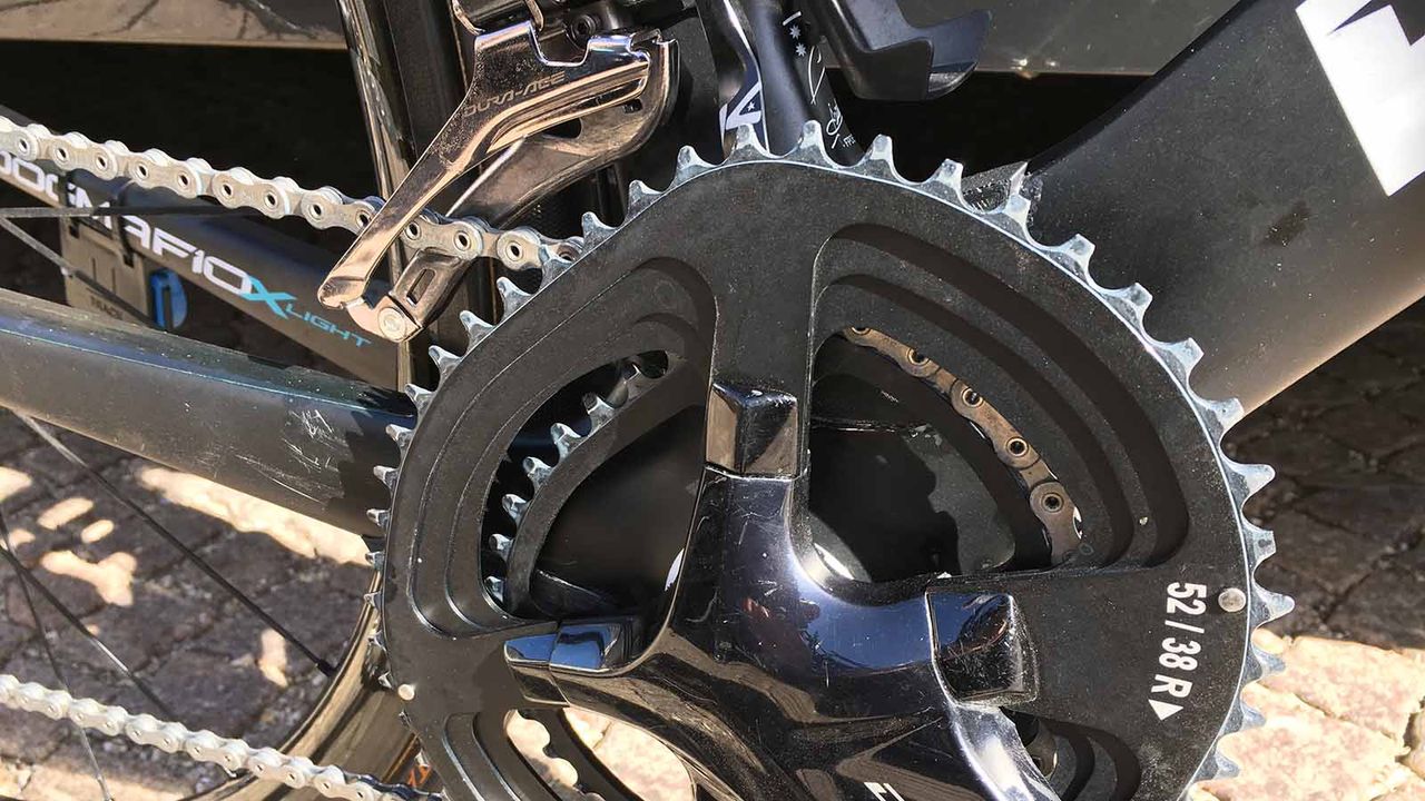 Froome has been running Ossymetric chainrings for several seasons