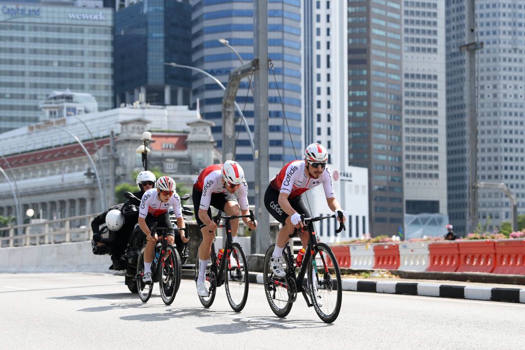 Cofidis won the TTT before the Tour de France Singapore Criterium