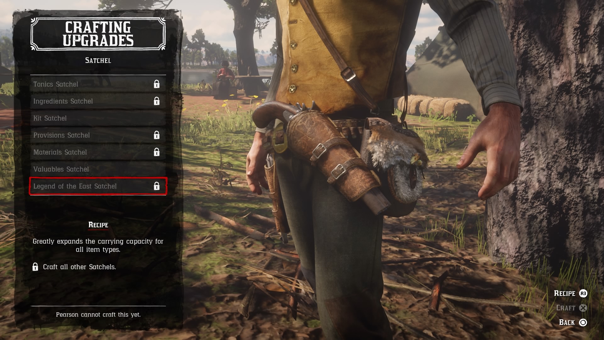 Red Dead Redemption 2 Satchel upgrades: How to craft satchels to ...